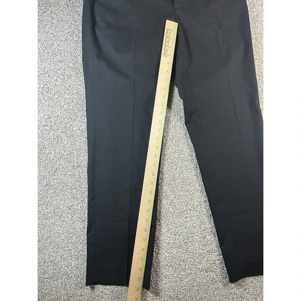 Banana Republic Ryan Fit Black Wool Blend Ankle Pants Womens 12‎ NWT Preppy